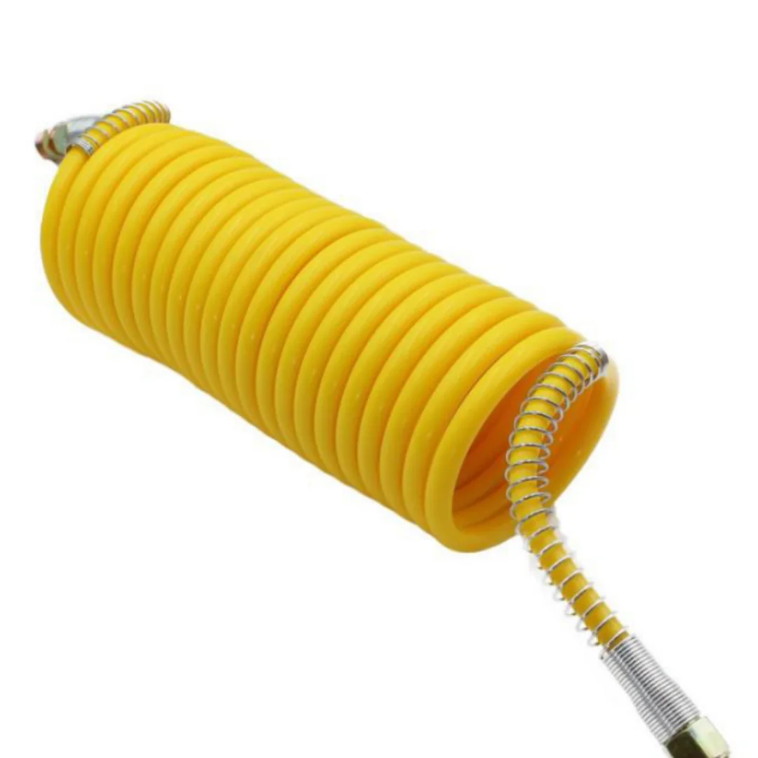 Manguera espiral amarilla